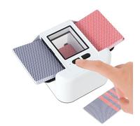 YCHUCH Barajador automático de tarjetas portátil de bajo ruido de 2000 MHA con gran capacidad para póquer y póquer de juegos familiares