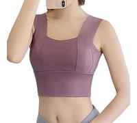 YCHUCH Brasier deportivo sin costuras para mujer, sin costuras, almohadillas extraíbles, brasier corto para mujer, paquete de sujetadores para mujer