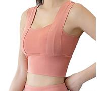 YCHUCH Brasier deportivo sin costuras para mujer, sin costuras, almohadillas extraíbles, brasier corto para mujer, paquete de sujetadores para mujer