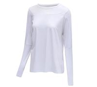 YCHUCH Camiseta de yoga para mujer, de secado rápido, para correr, adelgazar, suave, deportiva, ligera, casual, para mujer