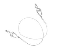 YCHUCH Clip para máscara de esgrima, soporte para máscara, línea de cabeza de aluminio, cable de aluminio, línea de cabeza, cable de aluminio