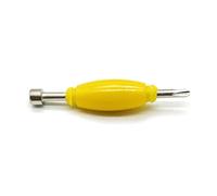 YCHUCH Destornillador de monopatín, herramienta de metal de doble cabeza, herramienta de diapasón, tuerca de diapasón, reparación de patinetas para adolescentes y adultos