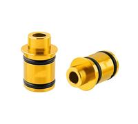 YCHUCH Ejes pasantes de 12/15 mm a 9 mm de liberación rápida, adaptadores de conversión para cabeza de asiento, accesorios de bicicleta, pieza de ciclismo duradera