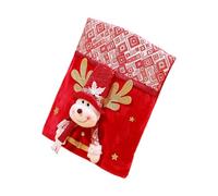 YCHUCH Funda para silla de Navidad, diseño de Papá Noel, muñeco de nieve, tela resistente, fácil mantenimiento, hogar, fiesta, muñecos de nieve, protectores de sillas de Navidad