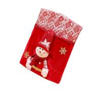 YCHUCH Funda para silla de Navidad, diseño de Papá Noel, muñeco de nieve, tela resistente, fácil mantenimiento, hogar, fiesta, muñecos de nieve, protectores de sillas de Navidad