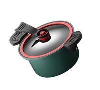 YCHUCH Home Cooking Essential - Ollas a presión multifuncionales resistentes a los arañazos, utensilios de cocina de hierro fáciles de usar, ollas de tallo de bajo consumo