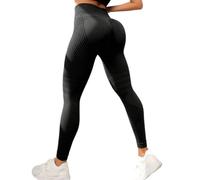 YCHUCH Leggings deportivos de compresión para mujer, pantalones de cintura alta, pantalones de entrenamiento opacos, elásticos, de compresión deportiva, leggings de yoga
