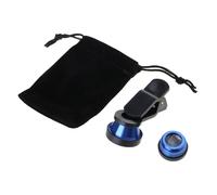 YCHUCH Lente de cámara 3 en 1 para teléfono móvil, portátil, con clip, ojo de pez, gran angular, macro, ojo de pez, lente de fotografía de paisaje