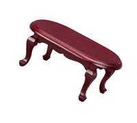 YCHUCH Mesa auxiliar en miniatura a escala 1:12, casas de muñecas, muebles de madera, modelo de decoración