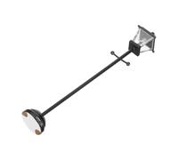 YCHUCH Modelo de luz de calle en miniatura para crear casas de muñecas realistas a escala 1/12 y escena de decoración de caminos de jardín que muestra una linterna de camino en miniatura