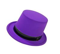 YCHUCH Neoncolors - Sombrero alto fluorescente para discoteca, fiesta temática de adultos, actuaciones teatrales, disfraz de artistas escénicos, accesorio de moda