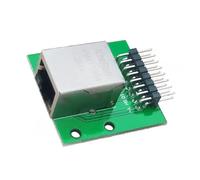 YCHUCH Placa divisora Ethernet profesional RJ45 de 8 pines que incorpora PCB para una conexión segura y mejora las señales de transmisión y adaptador de enrutador
