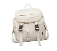 YCHUCH Preppys - Mochilas casuales para mujer, ligeras, de nailon, mochila escolar, mochila de viaje, bolso pequeño, bolsa de regalo, mochila de ciudad pequeña, beige