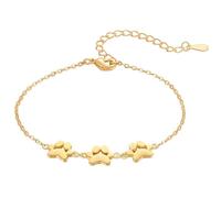 YCHUCH Pulsera resistente de acero inoxidable con diseño de patas de mascota que ofrece un encanto único y elegante a cualquier atuendo, elige joyas de acero inoxidable, talla única, como se describe