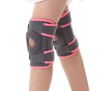 YCHUCH Rodillera ajustable para niños, suave, cómoda, para patineta, ciclismo, fácil de llevar, mangas transpirables para niños