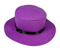 YCHUCH Sombrero con cinturón para disfraz de Halloween y juegos de rol, accesorio de moda divertido de ala ancha