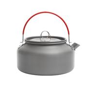 YCHUCH Tetera de aleación de aluminio de 1,20 L, con mango plegable, para exteriores, para senderismo, cocina, vajilla, mochilero