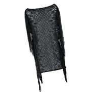 YCHUCH Vestido de playa para mujer, color sólido, borlas, vestido de color sólido, cubierta de traje de baño para mujer, cubierta hueca