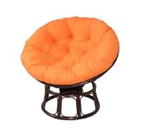 YCHYLIQ Cojines Redondos for Silla Papasan, cojín for sillón Papasan, Suave y Grueso, cojín for sillón de ratán for jardín, balcón y Sala de Estar al Aire Libre (Color : Orange, Size : 70x70CM)