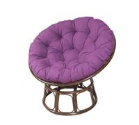 YCHYLIQ Cojines Redondos for Silla Papasan, cojín for sillón Papasan, Suave y Grueso, cojín for sillón de ratán for jardín, balcón y Sala de Estar al Aire Libre (Color : Violet, Size : 70x70CM)