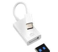 YCJ-uk-095iPhone Tipo C OTG 3.0 Cable Dongle USB-C a USB A Adaptador Thunderbolt Puerto Convertidor Compatible con Samsung Galaxy LG Google Apple 15 Pro Max Plus iPad 10, Air4/5, Mini6, MacBook 12.9