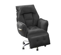 YCKEGEW Sillón Elevador Sillones Reclinables Silla De Juego con Reposapiés Silla De Estudio Ergonómica Sillas De Escritorio con Base De Acero Y Ruedas,Silla De Ordenador Giratoria 360(Dark Grey)