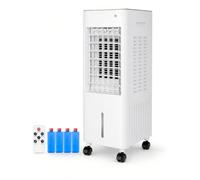 YCKJXSMA Aire acondicionado portátil sin manguera, 4 en 1 silencioso (blanco, 12 L)