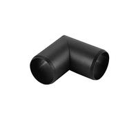 Yclty Pasamanos de Escalera con Luz LED con Sensor de Movimiento, Pasamanos Montados en La Pared para Escalones Interiores, Pasamanos de Escalera con Luz LED, Negro(Size:90° Corner Connector)