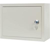 YCNLYSSR Caja de Conexiones de Acero Impermeable IP66, Caja eléctrica metálica para Exterior/Interior, Toma de Corriente de Pared con Cerradura y Placa de Montaje (400 x 300 x 180 mm)