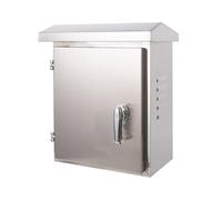 YCNLYSSR Caja eléctrica metálica de Acero Inoxidable para Exteriores, de Montaje en Pared, Resistente al Agua y al Polvo, con Cerradura Reforzada y Placa de Montaje extraíble (50 x 30 x 30 cm)