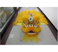 YCNLYSSR Disfraz de león de 260 cm de Largo para Danza del león para Adultos, Cabeza de león Tradicional China para Danza del león de Año Nuevo para Fitness, Entretenimiento, Danza del león realis