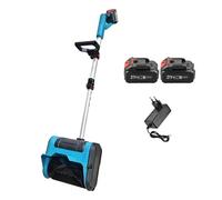 YCNLYSSR Pala quitanieves portátil, quitanieves Plegable, compacta y Ligera, con Interruptor de Seguridad Doble, para Quitar la Nieve de la Entrada en Invierno (Dos baterías)
