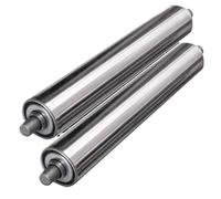 YCNLYSSR Rodillos de Acero Inoxidable para transportadores. Rodillos de Repuesto para alimentación por Gravedad. Rodillos deslizantes comerciales para una manipulación eficiente de Materiales.