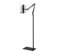 YCNLYSSR Soporte de Suelo para portátil, Soporte Ajustable de Aluminio para portátil, estación de Trabajo portátil, Mesa de Centro (Negro)