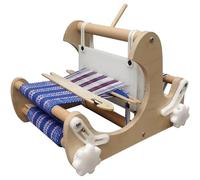 YCNLYSSR Telar de Madera de sobremesa, máquina de Tejer a Mano, Telar de Bastidor con Hilos Mixtos, Ancho de Tejido: 20 cm