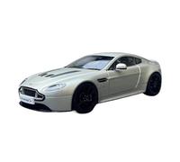 YCNXEB Maqueta de Coche a Escala 1:18 para Aston Martin V12 Vantage S 2015-2018 Modelo De Coche Deportivo Exhibición Estática Colección Coche En Miniatura(Silver)