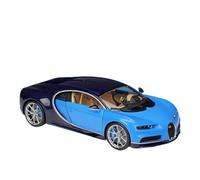 YCNXEB Maqueta de Coche a Escala 1 18 para Bugatti Chiron 2016, Vehículo Simulación Coche Deportivo Modelo Aleación Fundido A Presión Juguetes para Regalos Coche En Miniatura(Azul)
