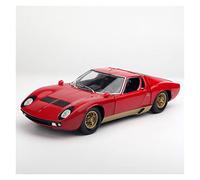 YCNXEB Maqueta de Coche a Escala 1 18 para Lamborghini Miura SV Simulación Modelo De Coche Deportivo Aleación Diecast Vehículos Colección Adultos Pantalla Coche En Miniatura