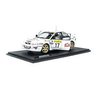 YCNXEB Maqueta de Coche a Escala 1/18 para Subaru Impreza 22B #17 1999 Rally Car Alloy Model Metal Toy Vehicle Kit Gift Coche En Miniatura