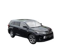 YCNXEB Maqueta de Coche a Escala 1:18 para Toyota 2018 Nuevo Highlander Highland Sbscale Modelo Coche Decoración Estática Metal Colección Regalo Navideño Coche En Miniatura(Negro)
