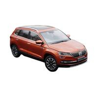 YCNXEB Maqueta de Coche a Escala 1:18 para Volkswagen Skoda Karoq KAROQ Modelo De Coche De Metal Colección Personal Exhibición De Regalo Adorno Estático Coche En Miniatura(Naranja)