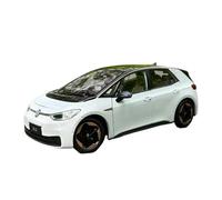 YCNXEB Maqueta de Coche a Escala 1:18 para VW ID3 ID.3 SUV Modelo De Coche De Aleación Modelo De Coche De Arte En Miniatura Decoración De Mesa Coche En Miniatura(White)