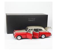 YCNXEB Maqueta de Coche a Escala 1 18 Simulación para Rolls-Royce Phantom Alloy Classic Luxury Car Model Diecast Vehicles Collection Adornos Coche En Miniatura(Red B)