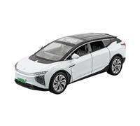 YCNXEB Maqueta de Coche a Escala 1:22 para HiPhi X Modelo Coche Fundido Presión Aleación 8 Puertas Puede Abrir Nuevo Tranvía Energía con Luz Sonido Coche Deportivo Coche En Miniatura(White)