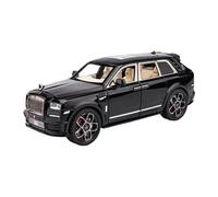 YCNXEB Maqueta de Coche a Escala 1:22 para Rolls Royce Cullinan MASORY SUV Aleación Pull Back Car Diecast Modelo Coche Colección Regalo para Entusiastas Coche En Miniatura(Negro)