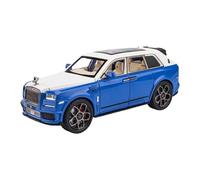 YCNXEB Maqueta de Coche a Escala 1:22 para Rolls Royce Cullinan MASORY SUV Aleación Pull Back Car Diecast Modelo Coche Colección Regalo para Entusiastas Coche En Miniatura(Azul)