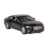 YCNXEB Maqueta de Coche a Escala 1 24 for Continental GT Diecast Alloy Car Model Sound Light Boy Kid Regalo Colección Juguetes Adornos De Decoración Coche En Miniatura(Negro)