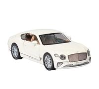 YCNXEB Maqueta de Coche a Escala 1 24 for Continental GT Diecast Alloy Car Model Sound Light Boy Kid Regalo Colección Juguetes Adornos De Decoración Coche En Miniatura(White)