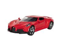 YCNXEB Maqueta de Coche a Escala 1 24 para Bugatti Voice of The Night Modelo Coche Vehículos Fundidos Sonido De Metal Y Decoración Ligera Coleccionables Coche En Miniatura(Rojo)