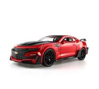 YCNXEB Maqueta de Coche a Escala 1 24 para Chevrolet Camaro Modelo Coche Deportivo Aleación Vehículos Metal Fundido A Presión Modelo Colecciones Luces Sonido Coche En Miniatura(Rojo)